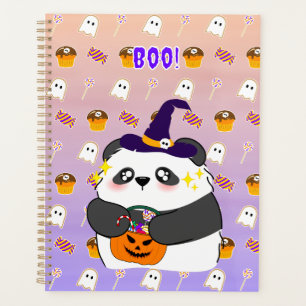 Bébé mignon Halloween Panda Trick ou traitement