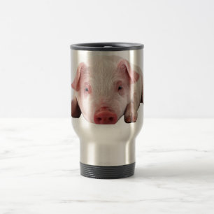 Bébé mignon porc Voyage café Mug