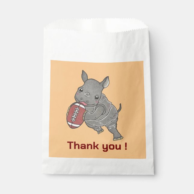 Bébé mignon Rhino Favoriser les sacs (Devant)