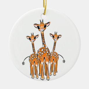 Bébé mignonne Giraffe, animaux de safari Ornement
