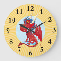 Bébé mignonne horloge dragon