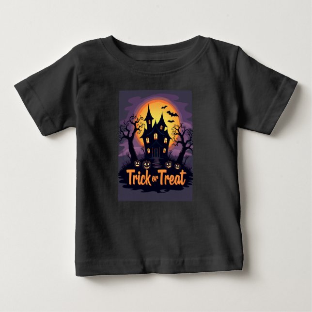 Bébé "Mini Monster : T-shirt Éffrayant pour enfant" (Devant)