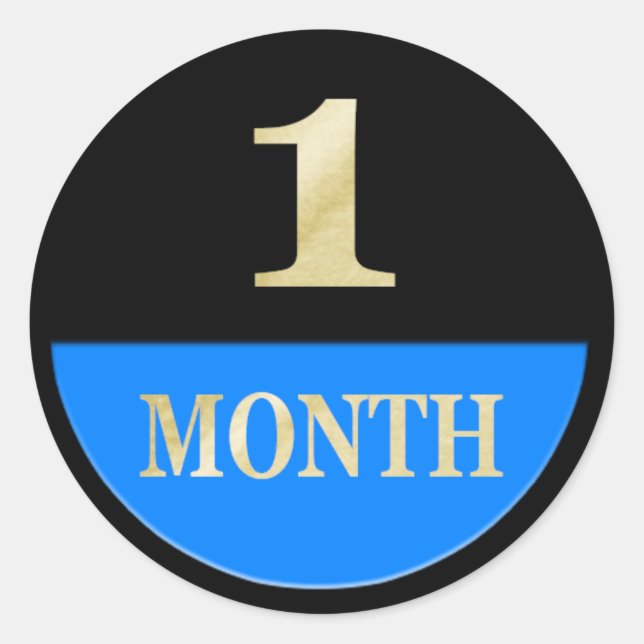 Bébé Monthly Milestones Scrapbook Stickers Journal (Devant)