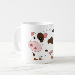 Bébé Mug avec une bonne vache