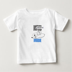 Bébé "Ne pas déranger le mode" T-Shirt dormant pour béb