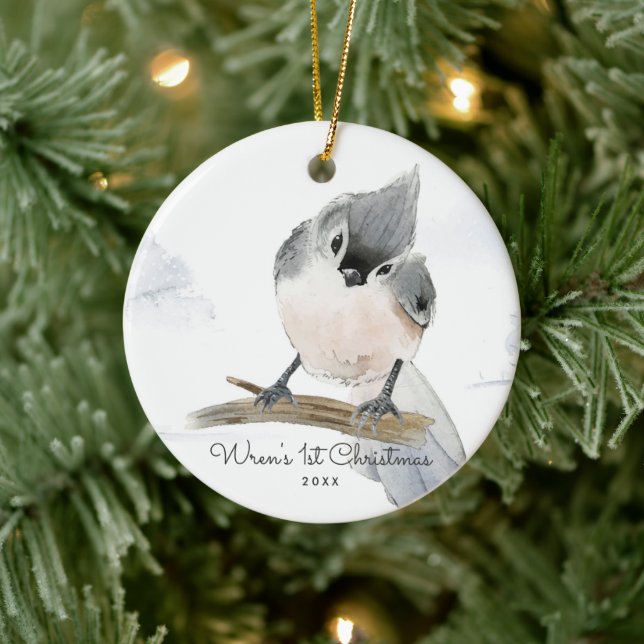 Bébé Oiseau | Ornement de Noël Personnalisé (Arbre)