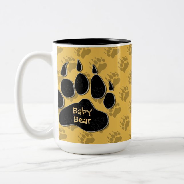 Bébé Ours Enfants Famille Mug (Gauche)