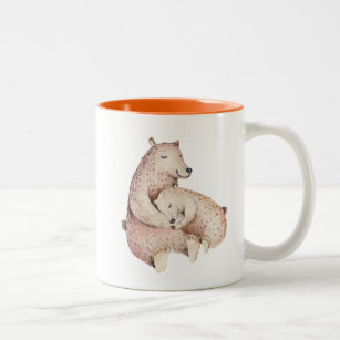 Bébé ours maman ours café Mug