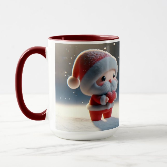 Bébé Père Noël Mug (Gauche)