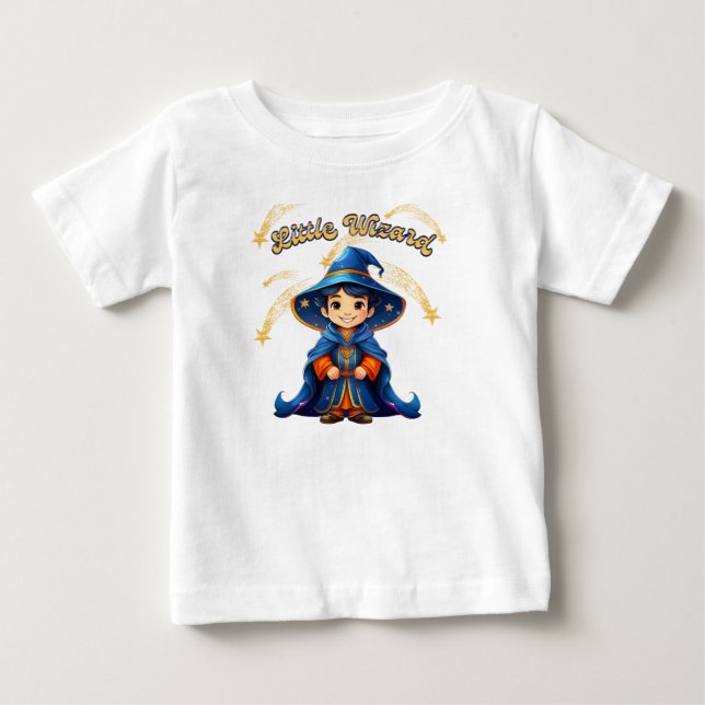 Bébé Petit Magicien – T-Shirt Halloween pour Enfants (Devant)