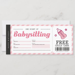 Bébé Pink Coupon Certificat