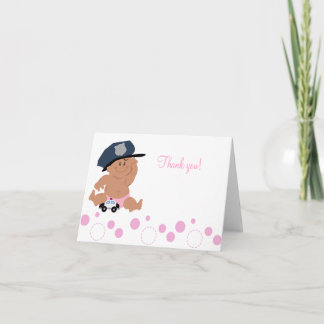 Bébé Police Officier Cop Foled Merci notes