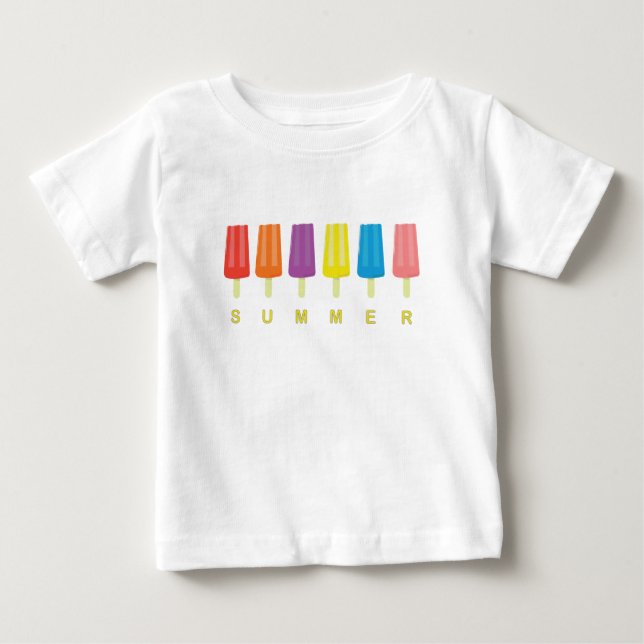 Bébé Popsicles pour mon T-shirt été (Devant)