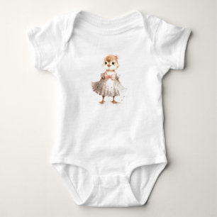 Bébé Poussin en Robe Body Bébé Poussin Mignon