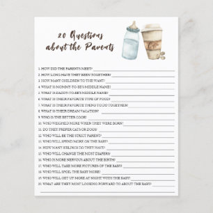 Bébé prépare du café - 20 questions sur les parent