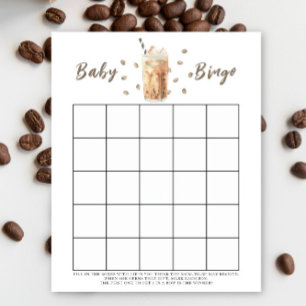 Bébé prépare du café Jeu de bingo pour baby shower