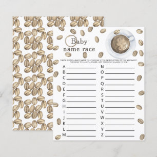 Bébé prépare du café - Jeu de course de noms de bé