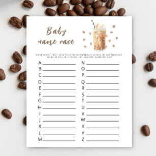 Bébé prépare du café - Jeu de course de noms de bé
