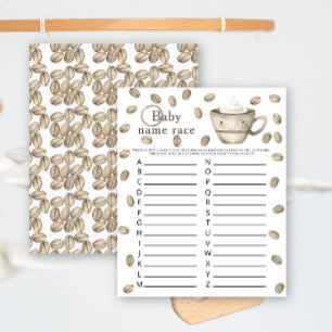 Bébé prépare du café - Jeu de course de noms de bé