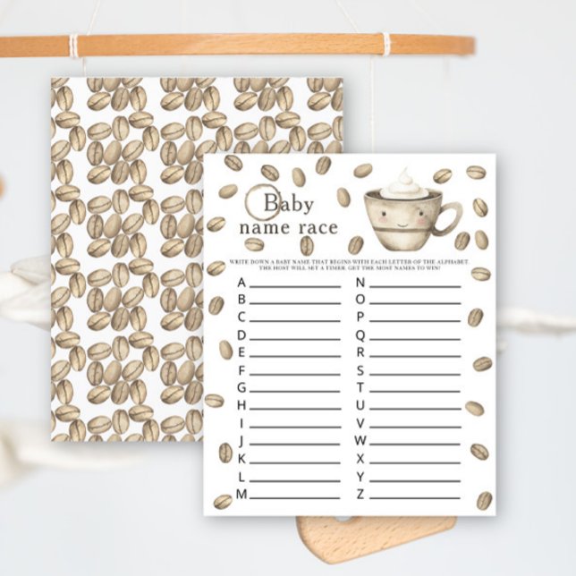 Bébé prépare du café - Jeu de course de noms de bé (Créateur téléchargé)