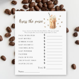 Bébé prépare du café - Jeu de devinette de prix