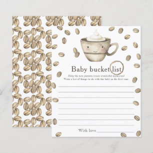 Bébé prépare du café - Liste de choses à faire pou