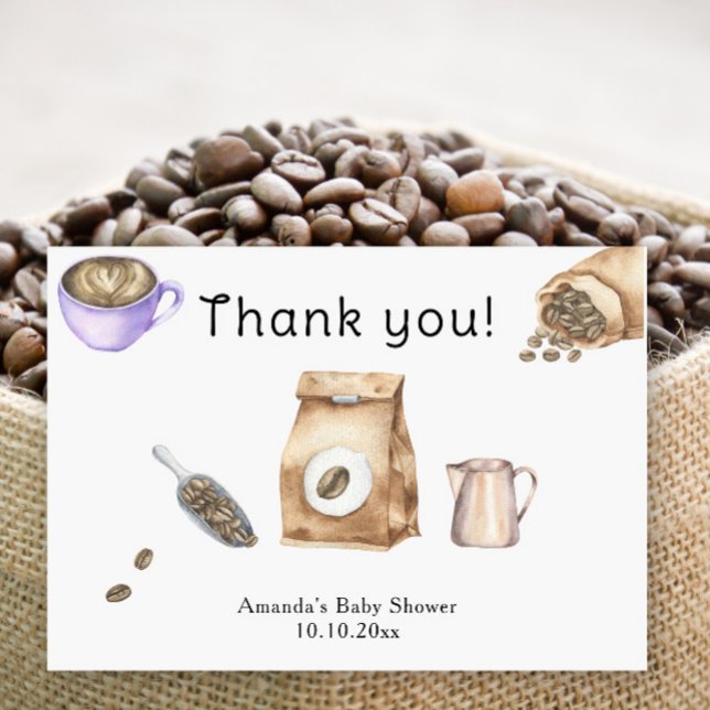 Bébé prépare du café Merci (Créateur téléchargé)