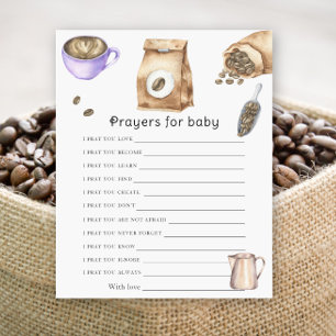 Bébé prépare du café Prières pour bébé