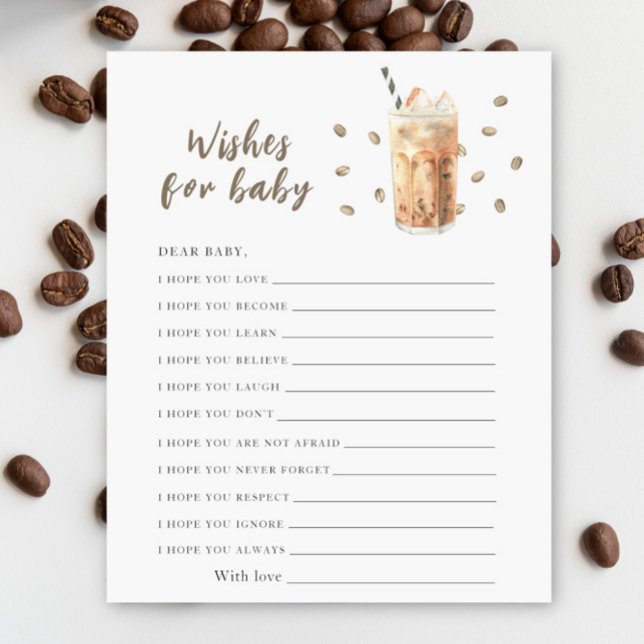 Bébé prépare du café - souhaits pour bébé (Créateur téléchargé)