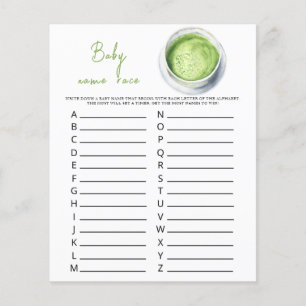 Bébé prépare un matcha - Jeu de course de noms de