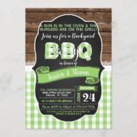 Bébé Q Baby shower Invitation - Vert