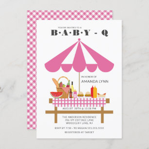 Bébé Q Filles Baby shower Invitation