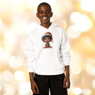 Bébé ravi Sweat - shirt à capuche de Noël Elf Boy