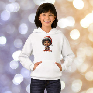 Bébé ravi Sweat - shirt à capuche de Noël Elf Girl