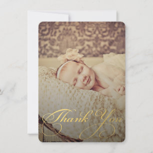 Bébé Sip & Voir Merci Faire-part de naissance
