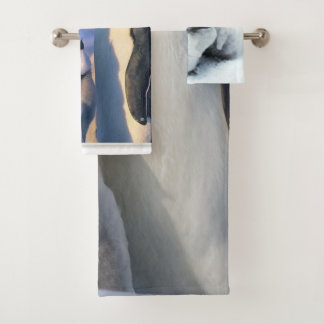 Bébé son froid dehors pingouin