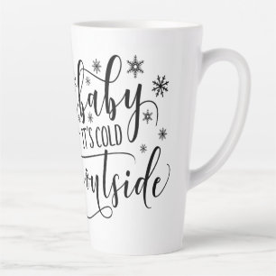 Bébé son froid en dehors de Noël Café d'hiver Mug