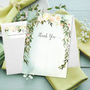 Bébé Sprinkle Merci douche Vert Rose blanche