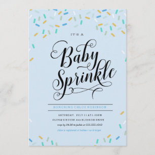 BÉBÉ SPRINKLES CONFETTI INVITATION