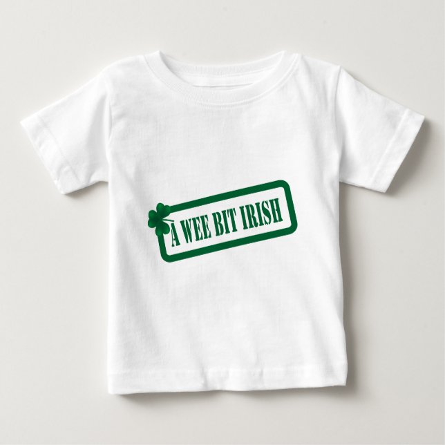 Bébé St Patrick's Day A Wee Bit T-shirt irlandais pour  (Devant)