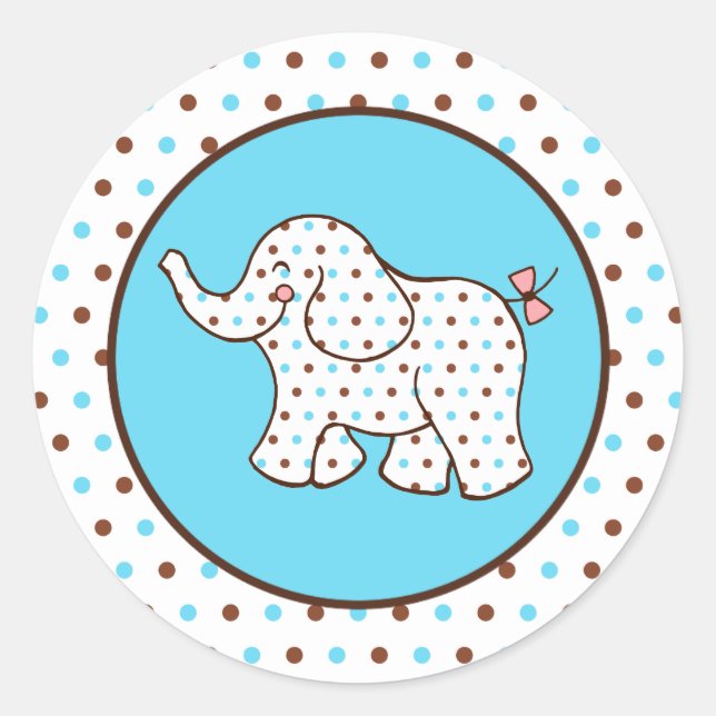 Bébé Stickers Eléphant (Devant)