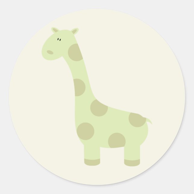 Bébé Stickers Giraffe (Devant)