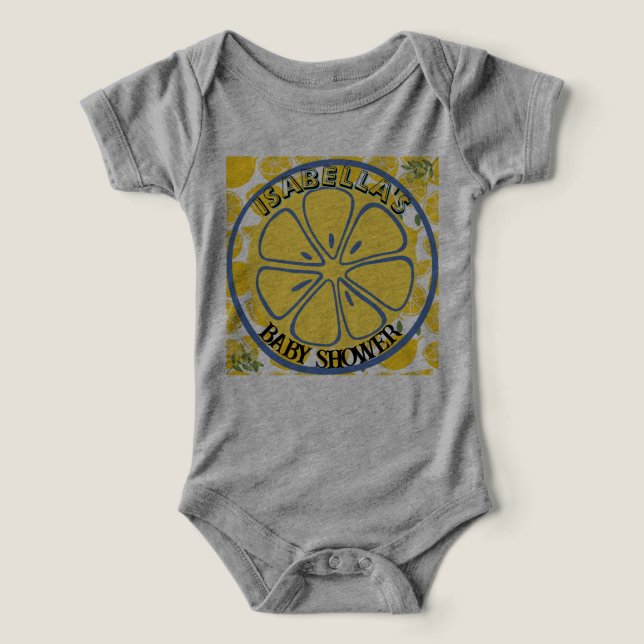 Bébé sur le thème de la Méditerranée Citron de la  (Design Recto)
