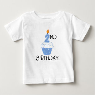 Bébé T-shirt 2e anniversaire pour enfants
