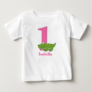 Bébé T-shirt Alligator pour 1er anniversaire