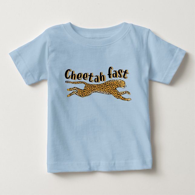 Bébé T-shirt animal drôle et rapide pour enfants, guépa (Devant)
