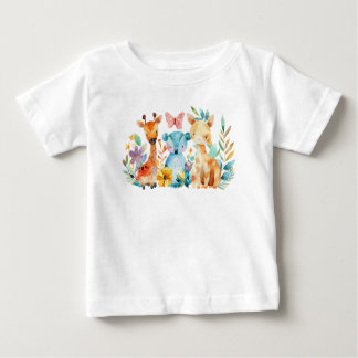 Bébé T-shirt Animals