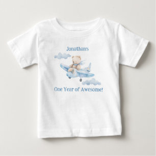 Bébé T-shirt avec un ours en peluche mignon pour le pre