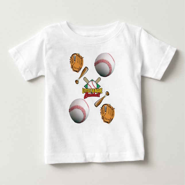 Bébé T-shirt Baseball (Devant)