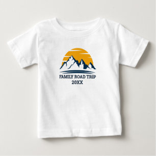 Bébé T-shirt basique pour homme voyage en famille